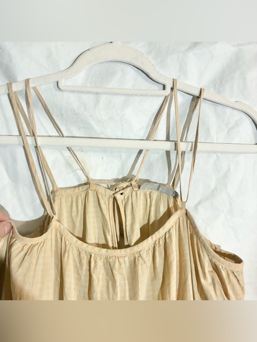 Everlane cotton Peasant Dress Sz M oversized Staple Billowy light Pockets - Picture 9 of 16